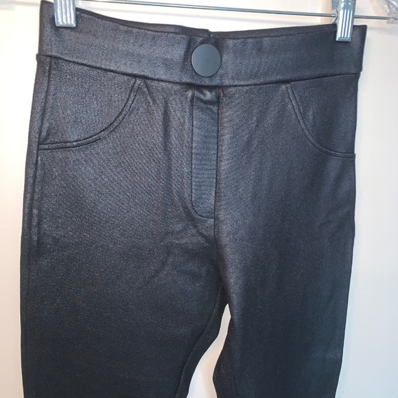 Zara High Rise Black Jegging Cropped M - Picture 7 of 7